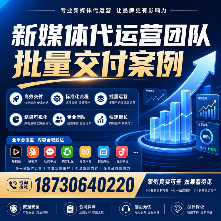 晋城代运营公司多客户账号批量高效交付案例